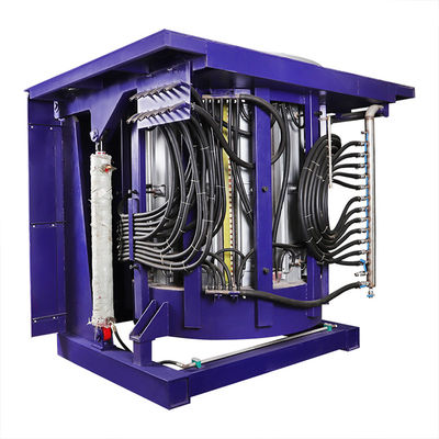 Copper Steel Industrial Metal Melting Furnace 160kw Aluminum Iron Melting Furnace