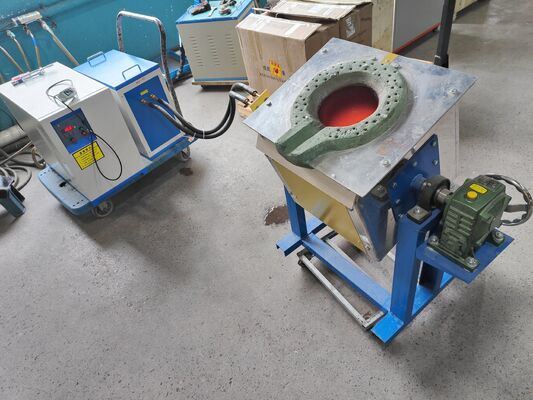 50kg 100kg 150kg 200kg Steel Iron Cast Iron Copper Bronze Induction Melting Furnace Industrial Furnaces
