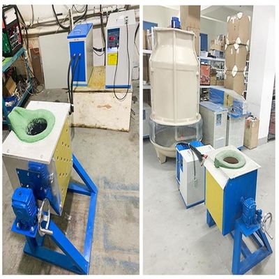 IRIS Bronze Medium Frequency Induction Furnace Gold Lead Silver Melting Machine