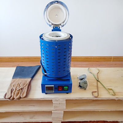 Graphite Crucible 2KG Max Temparature 1200C Mini Gold Melting Furnace