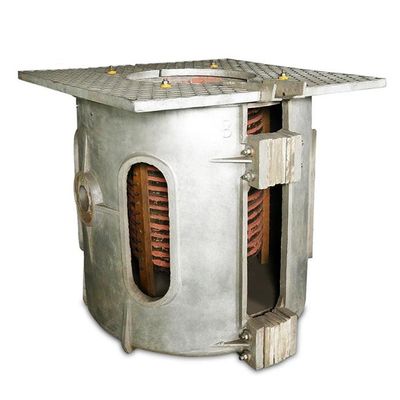 500KG Electric Hydraulic Tilting Melting Furnace Easy Operate