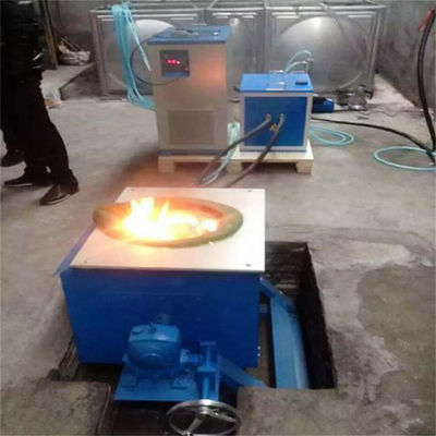 100kg 20HZ Copper Brass Bronze Induction Melting Machine