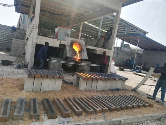 Water Cooling Scrap Steel 250kg Melting Induction Furnace