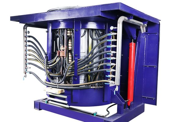 Medium Frequency 2T Industrial Melting Furnace Aluminum Can Ingot Melting Furnace