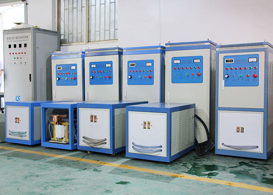 IGBT 60KW Induction Heat Treatment Machine Nuts And Bolts Forging Furnace