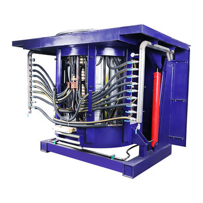 Copper Steel Industrial Metal Melting Furnace 160kw Aluminum Iron Melting Furnace