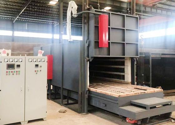 Industrial Trolley Type Electric Resistance Heating Furnace