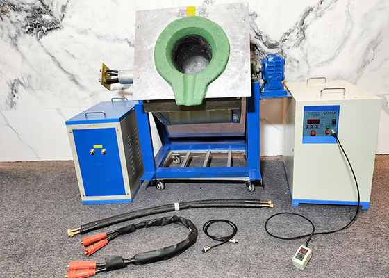 Aluminum Electric Induction Melting Furnace Fast Smelting Copper Gold