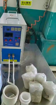 Small Induction Melting Furnaced With Mould Attachments 2kg 5kg Smelting Gold  Silver  Copper and Tin