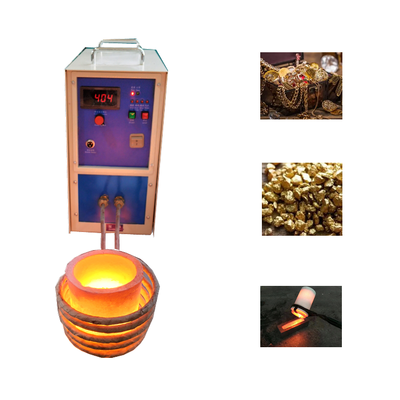 Small Induction Melting Furnaced With Mould Attachments 2kg 5kg Smelting Gold  Silver  Copper and Tin