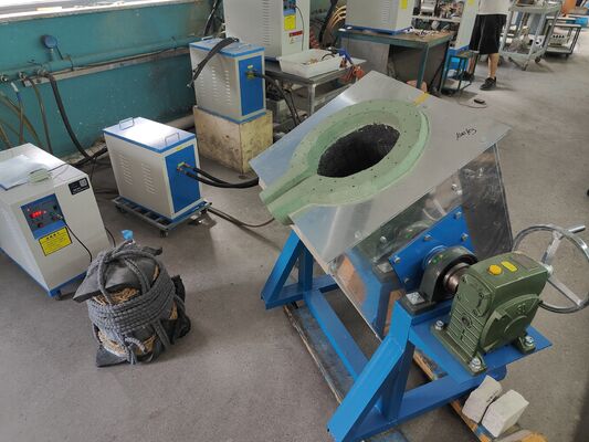 50kg 100kg 150kg 200kg Steel Iron Cast Iron Copper Bronze Induction Melting Furnace Industrial Furnaces