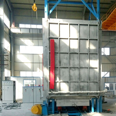 Electric Heat Treatment Furnace with Trolley Rails Two Thermocouples and Temperature Compensation Wire for Precise Heating