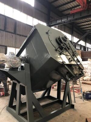 Heat Treatment Furnace with Tiltable Rotary Drum and Resistance Heating for Uniform Steel Surface Hardening and Tempering