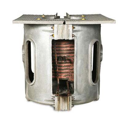 500KG Aluminum Shell Induction Melting Furnace Electric Furnace For Melting Brass