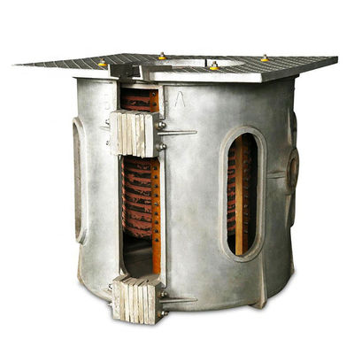 Cast Iron 4T Industrial Melting Furnace Energy Saving Aluminum Shell Furnace