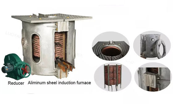 Small Projects 500KG Medium Frequency Induction Industrial Melting Furnace