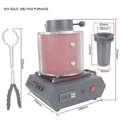 High Efficiency Lightweight 3KG Mini Gold Melting Furnace