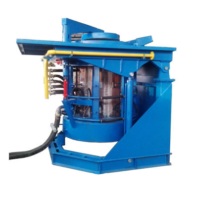 Automation Tilting 1 Ton Industrial Metal Melting Furnace