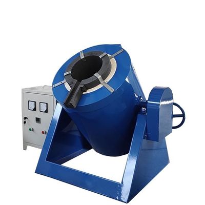 6KW Blue 10kg Aluminum Melting Furnace Gold Silver Melting Machine