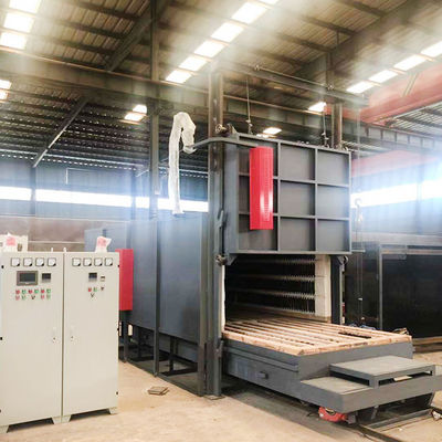 1300 Degree Heat Treatment Furnace Trolley Type Electric Heat Furnace For Tempering