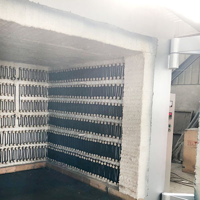 Small 1200C High Temperature Trolley Type Hardening Furnace