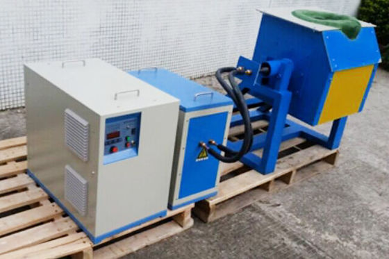 20kg 45KW IGBT Copper Induction Melting Furnace For Gold Melting