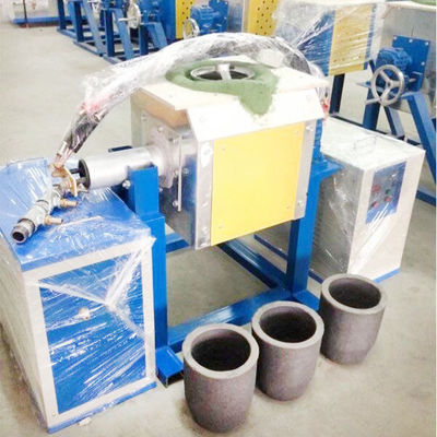 Tilting Type 90kw Medium Frequency Induction Melting Furnace