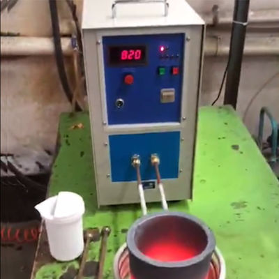 5kg High Frequency 25KW Induction Heater Portable Industrial Furnace Gold Steel Smelting Gold Steel Melting Furnaces