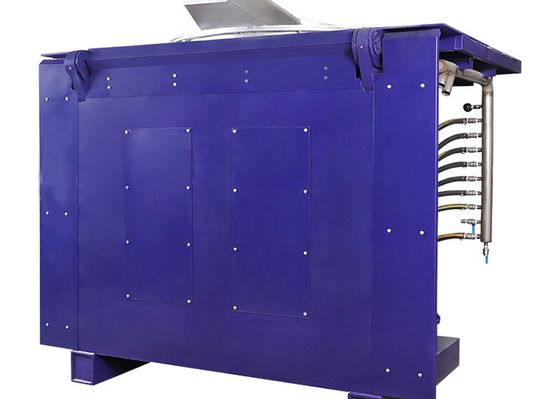 1T Electromagnetic Induction Furnace Copper Cast Iron Coreless Induction Melting Furnace