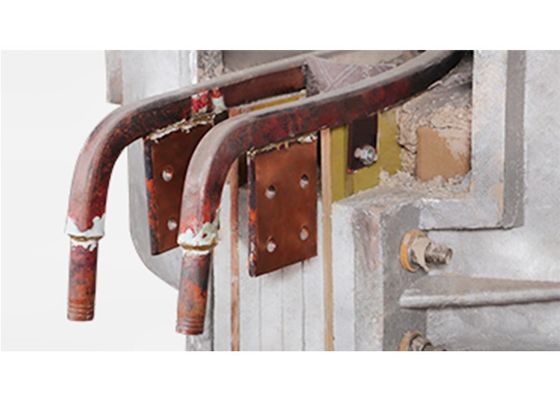 Water Cooling 500kg Scrap Metal Smelting Furnace 1000HZ Medium Frequency