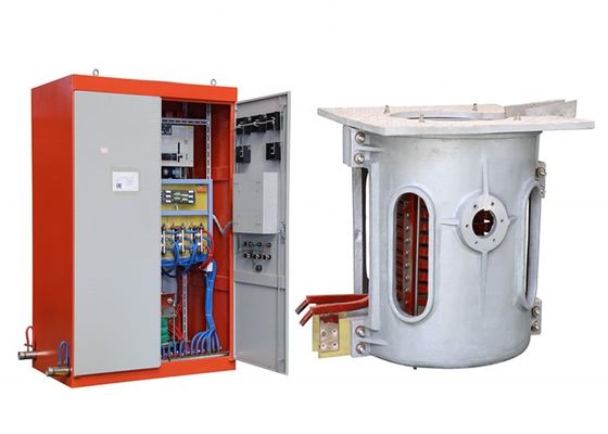 250KG Capacity Metal Smelting Furnace with Water Cooling and Induction Method for Efficient Melting