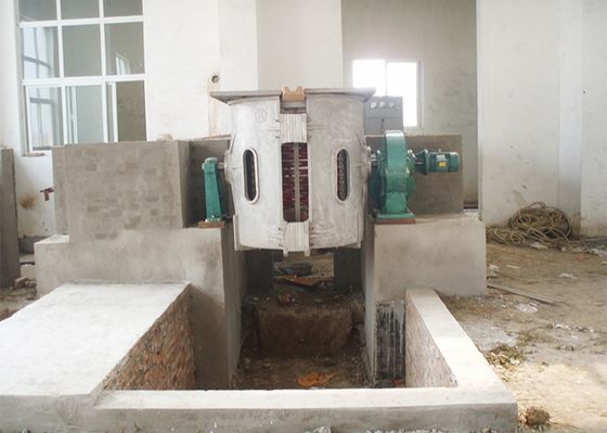 Foundry Aluminum Ingots Foil 1T Industrial Metal Melting Furnace