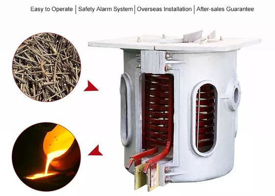750KG Industrial Metal Melting Furnace
