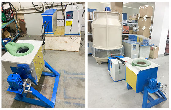 380v Medium Frequency Induction Heating Machine Easy Operate Furnace For Melting Iron