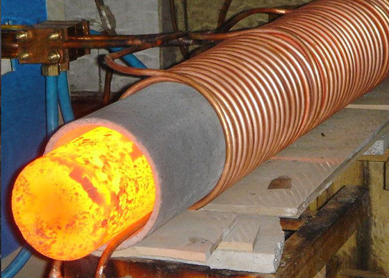 High Speed 100KW Induction Heating Furnace 400-4000A Metal Forging Oven