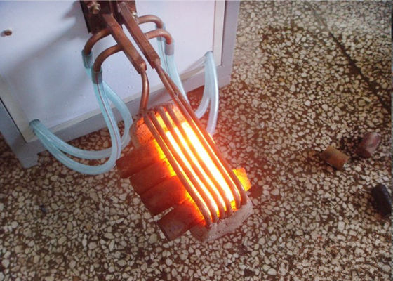 High Speed 100KW Induction Heating Furnace 400-4000A Metal Forging Oven