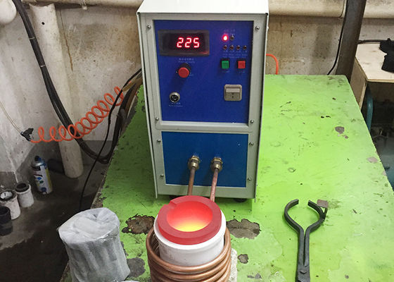 Small Gold Induction Melting Furnace Electric 15 Kw 600A Heating Currency