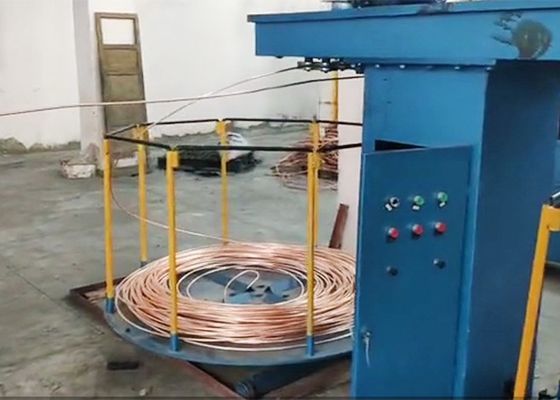 170A Upward Copper Continuous Casting Machine Tube Wire Rod Melting Machine