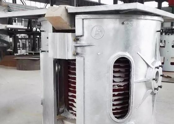 500kg Induction Heating Oven Aluminium Melting Furnace With 400kw Power Supply