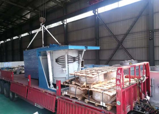 Hydraulic Tilting Steel Melting Furnace For Cast Iron Barbell And Dumbbell Setl