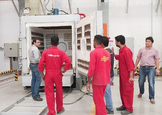 Trolley Annealing Furnace Heat Treatment Metals Industrial Heating Equipments