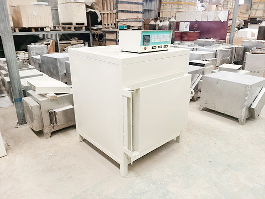 High Temperature Small Muffle Box Furnace 8kw Electric Heat Treatment Furnace