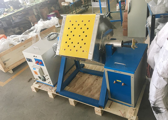 Induction Hardening Equipment 110kw Melting Frunace Manual Tilting For Iron Product 50kg