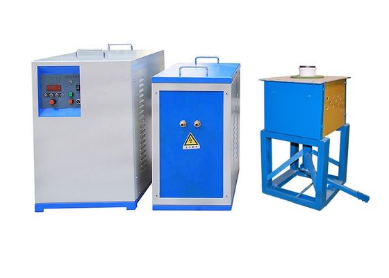 Export Of China Induction Heating Unit 110kw Melting Frunace Manual Tilting For 50 Kg Steel