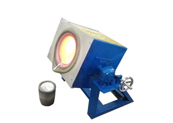 Export Of China Induction Heating Unit 110kw Melting Frunace Manual Tilting For 50 Kg Steel
