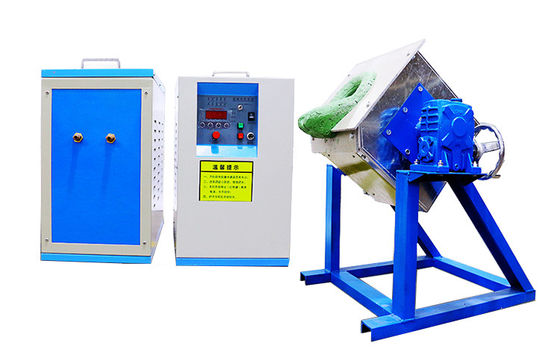 IGBT 110kw Brass Induction Melting Furnace Compact Induction Heater For Melting Gold