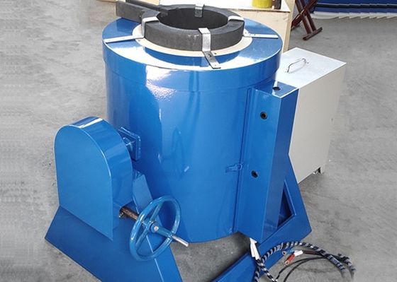 8000W 20-29kg Aluminum Melting Furnace With Graphite Crucible