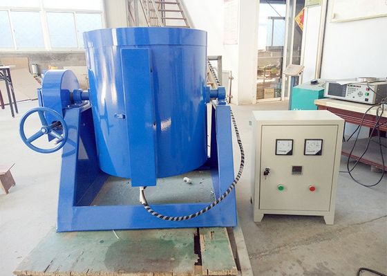 8000W 20-29kg Aluminum Melting Furnace With Graphite Crucible